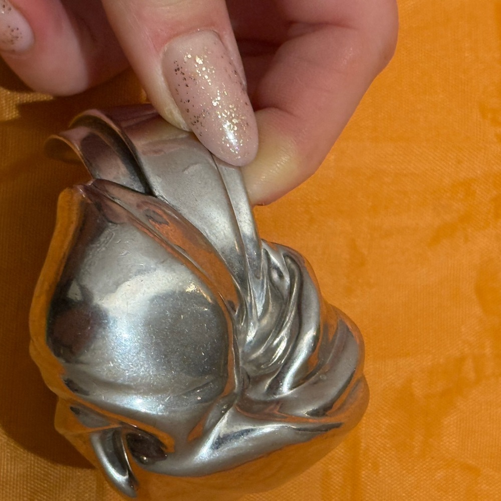 Silver bracelet knot Loewe sz S - Picture 2 of 8